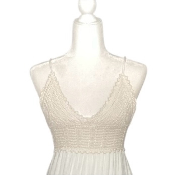 Forever 21 Cream Crochet Dress - Picture 4 of 5